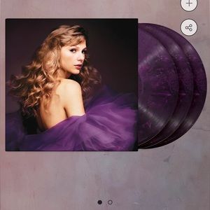 Taylor Swift Violet Speak Now Vinyl and Heart Confetti